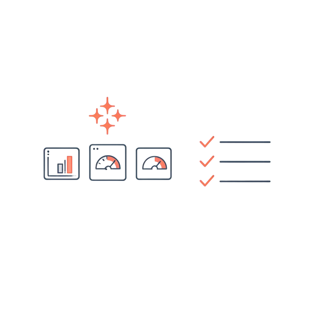 Dashboard showing an adaptive weekly training schedule with metrics and a coaching checklist